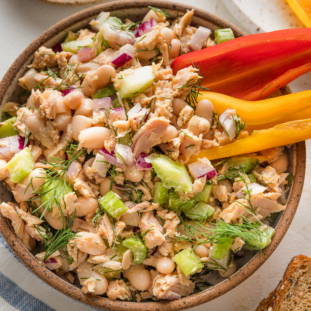 Lemon Dill Tuna Salad - Recipe photo by nourishandfete
