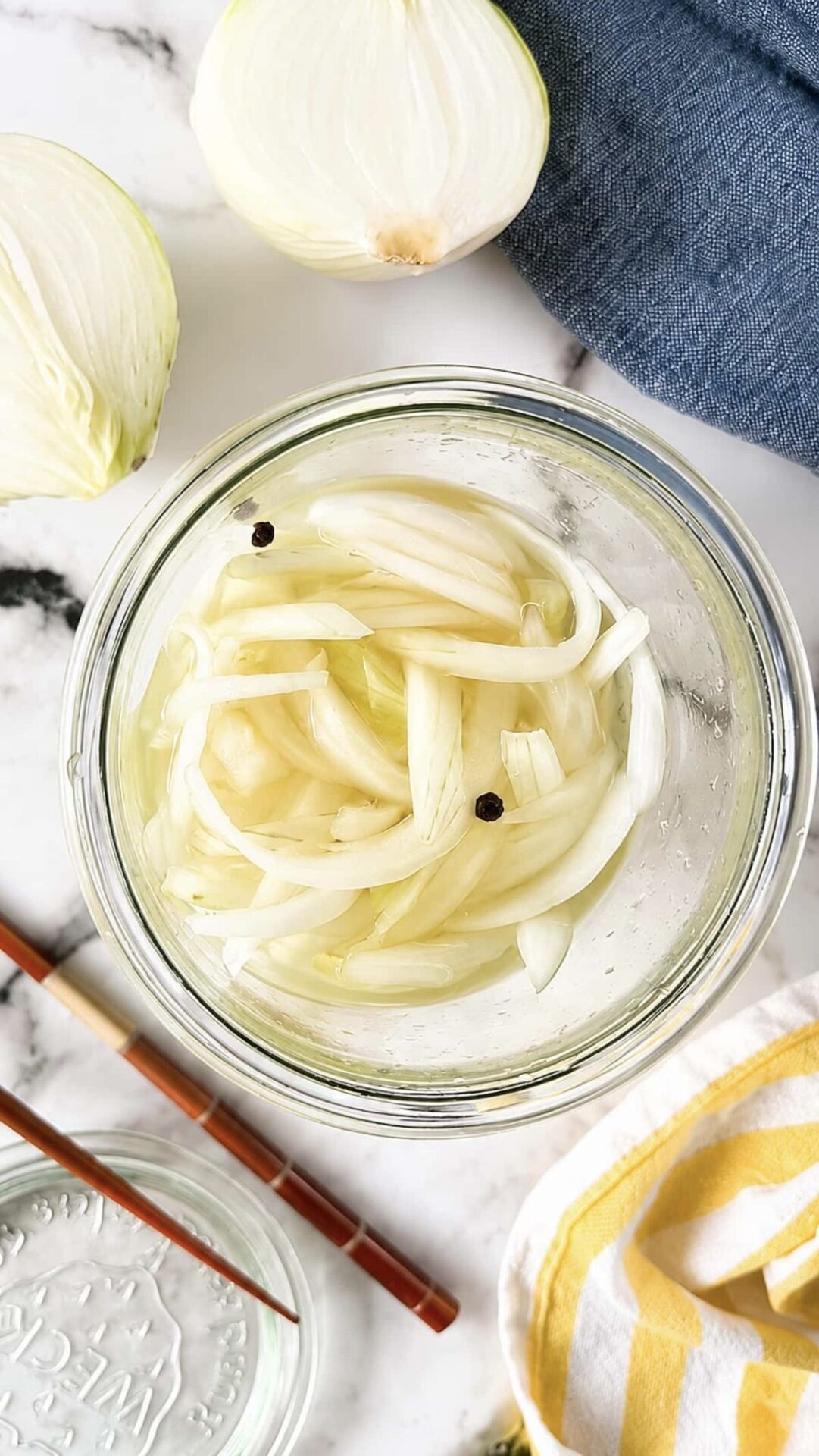 Easy Pickled White Onions - Recipe photo by Hip Hip Gourmet
