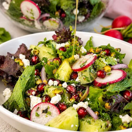 Pomegranate Feta Salad - Recipe photo by Hip Hip Gourmet