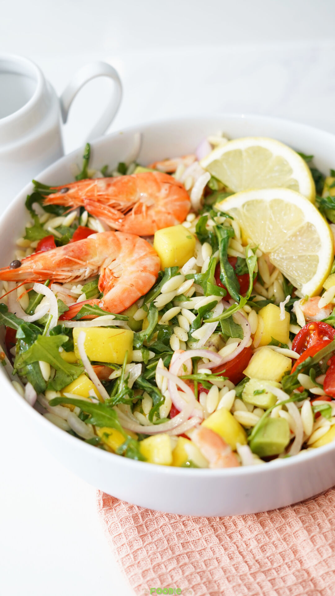 Shrimp Mango Avocado Salad - Recipe photo by TheFoodieblog