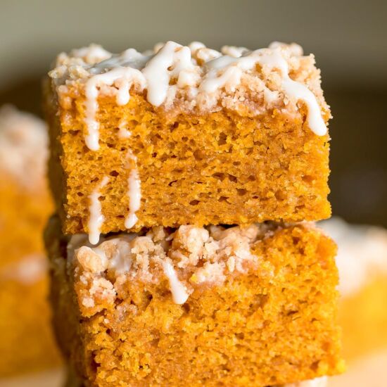 Pumpkin Coffee Cake - Recipe photo by peasandcrayons