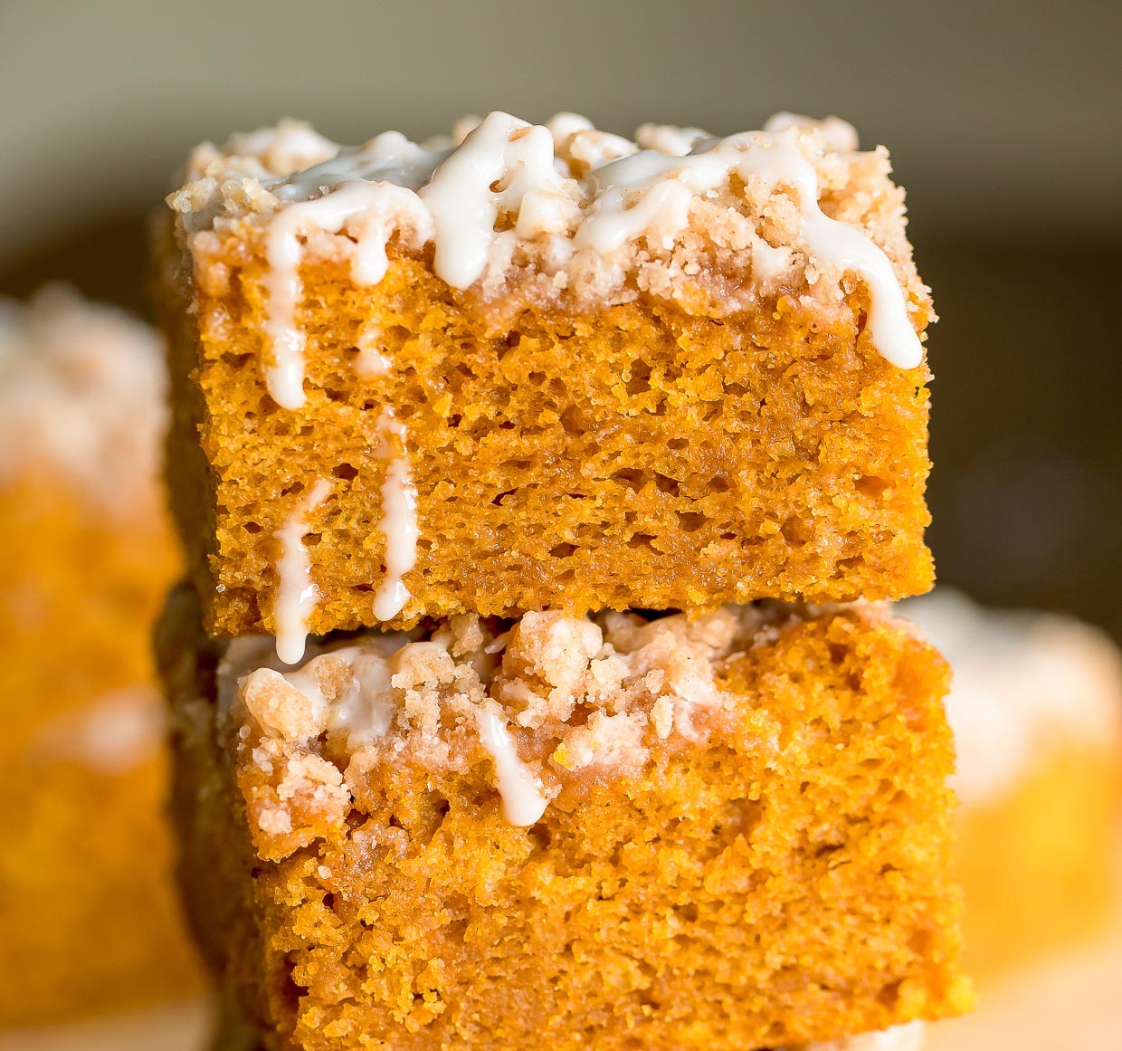 Pumpkin Coffee Cake - Recipe photo by peasandcrayons