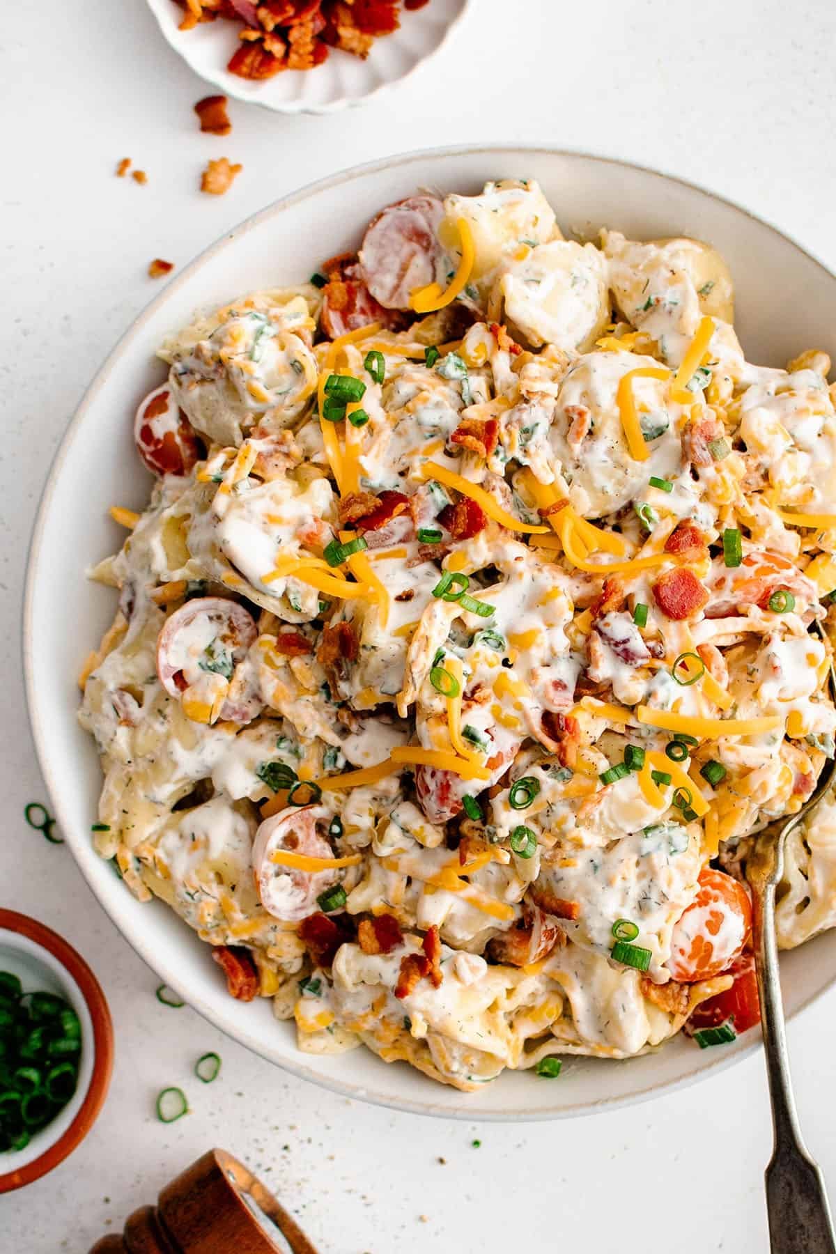 Ranch Tortellini Salad - Recipe photo by TheSaltyMarshmallow