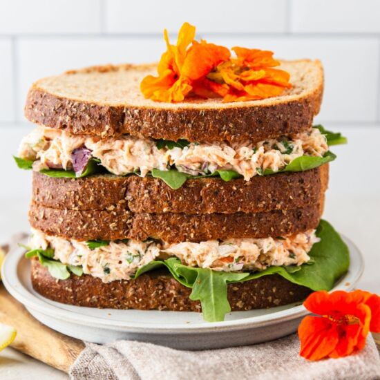 Salmon Salad Sandwich - Recipe photo by Garden in the kitchen