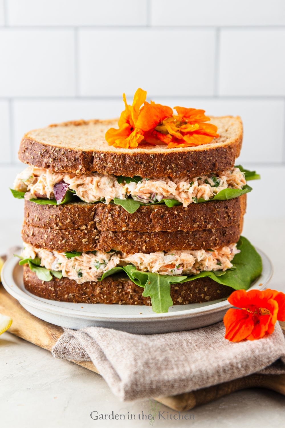 Salmon Salad Sandwich - Recipe photo by Garden in the kitchen
