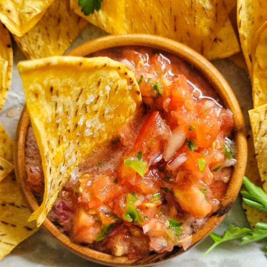 Homemade Fresh Tomato Salsa - Recipe photo by Hip Hip Gourmet