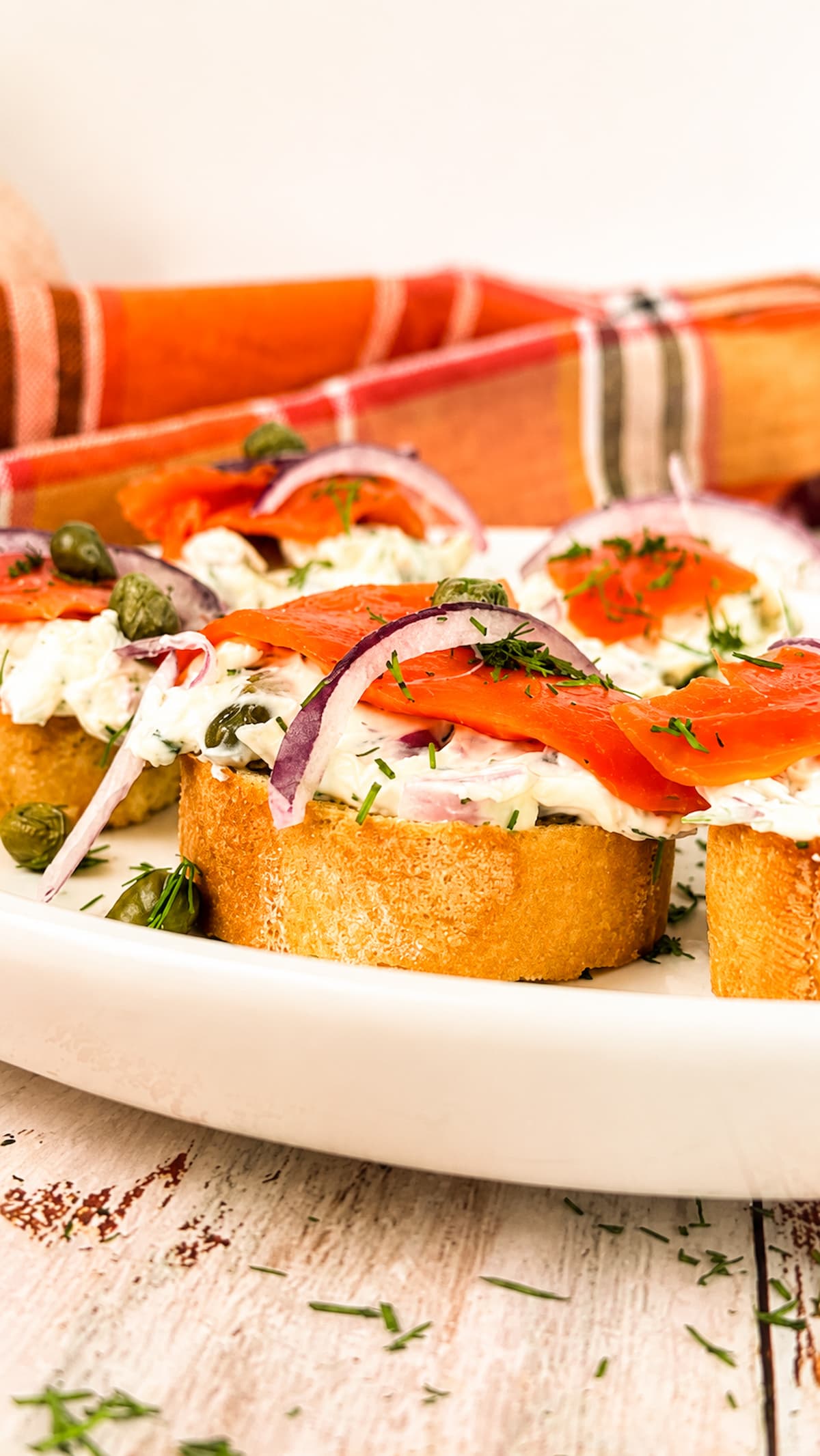 Smoked Salmon Crostini - Recipe photo by Hip Hip Gourmet