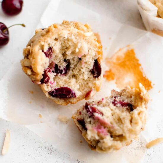 Summer Cherry Muffins - Recipe photo by TheSaltyMarshmallow